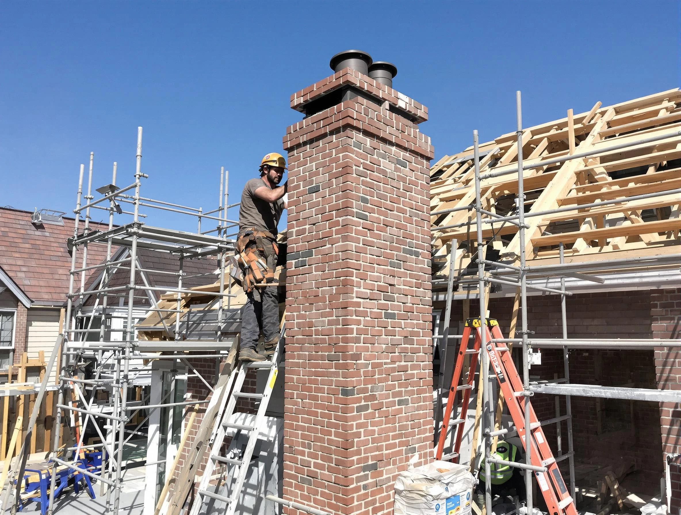 New chimney installation completed by Bon Air Chimney Sweep in Bon Air, VA