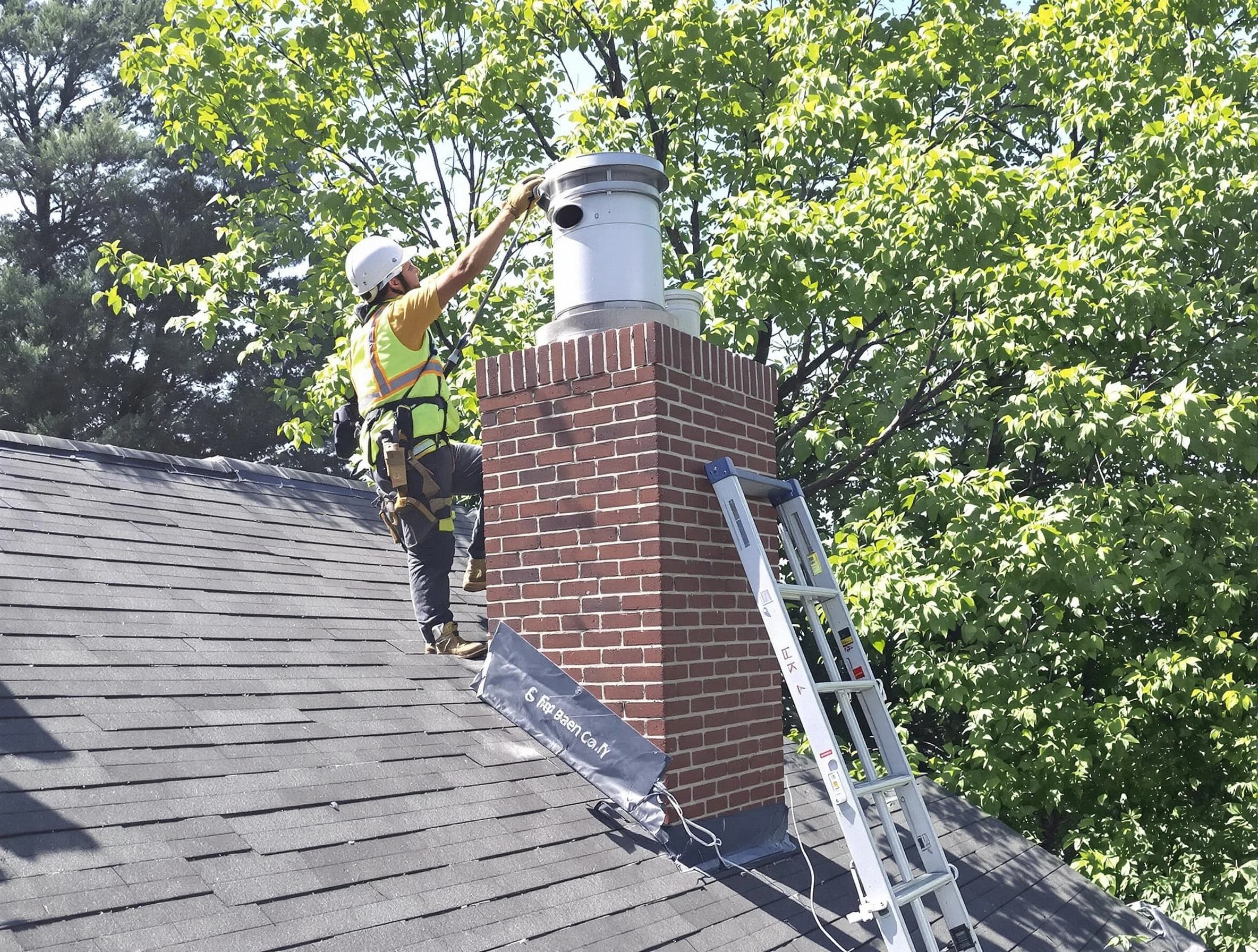 Chimney liner inspection by Bon Air Chimney Sweep in Bon Air, VA