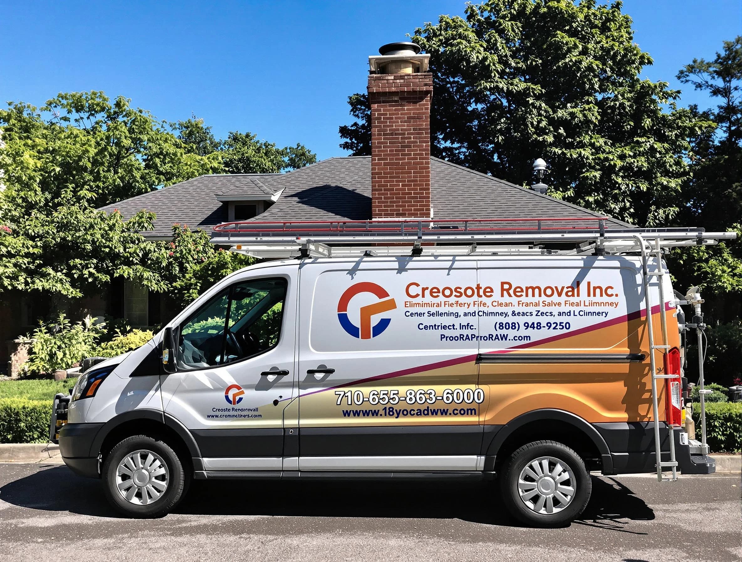 Bon Air Chimney Sweep technician removing creosote safely in Bon Air, VA