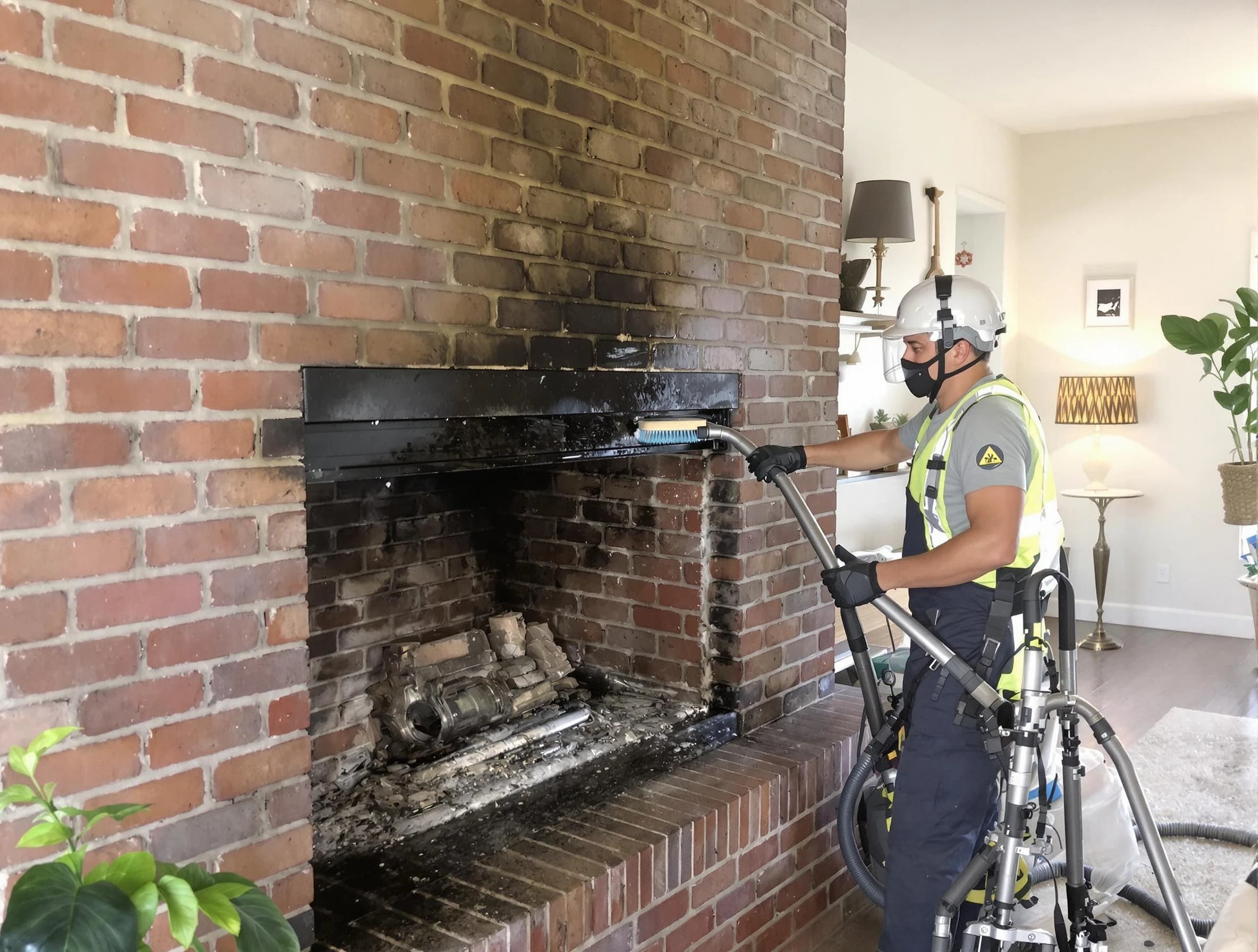 Bon Air Chimney Sweep providing fireplace cleaning services in Bon Air, VA