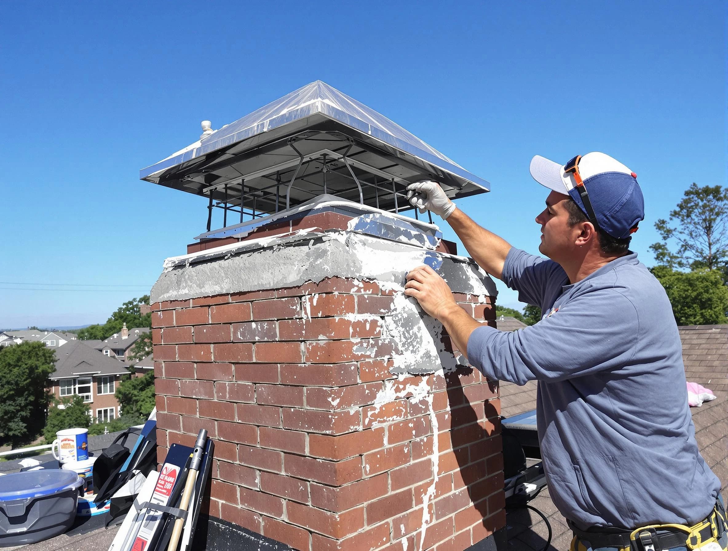 Chimney Crown Services service in Bon Air, VA
