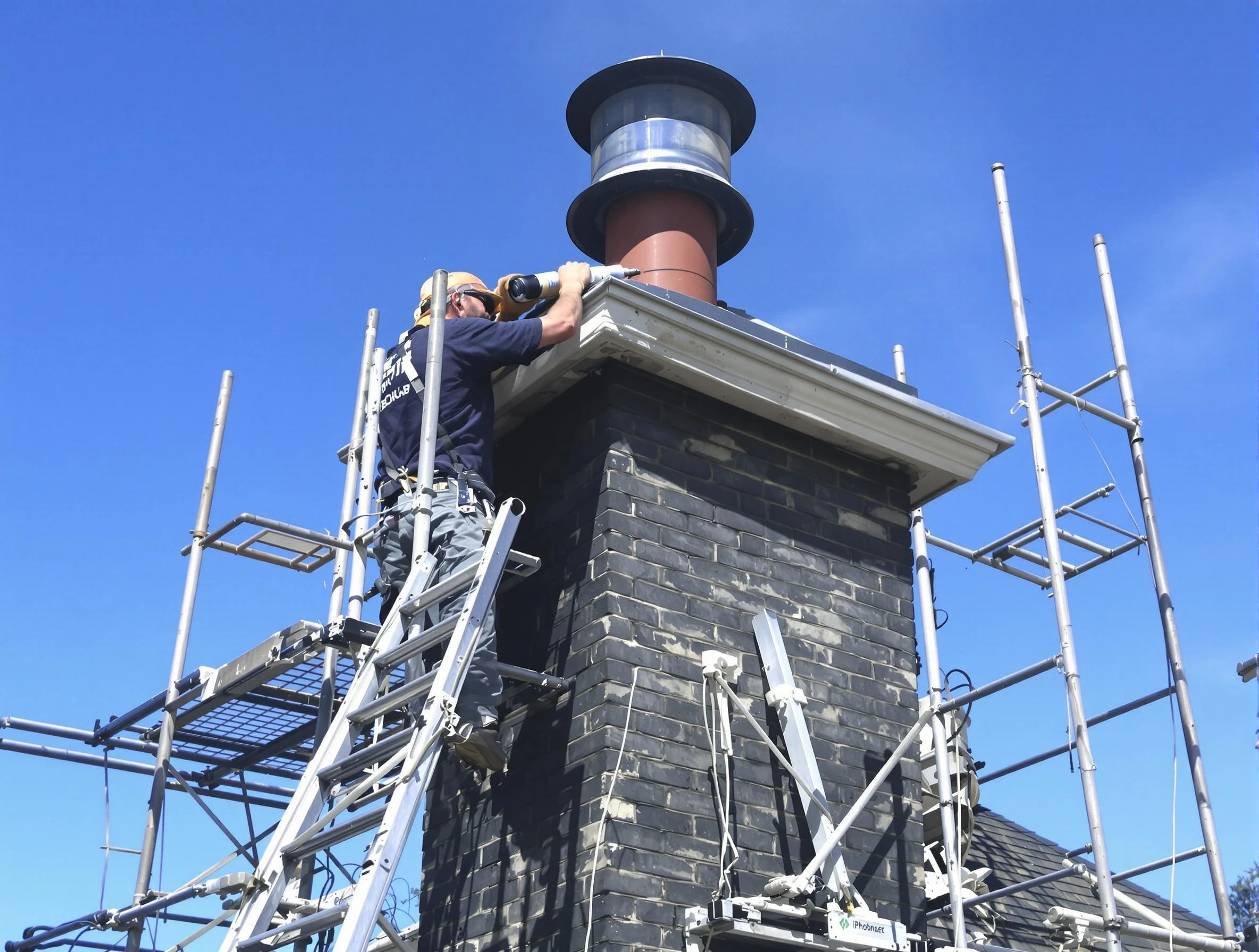 Sturdy chimney crown finished by Bon Air Chimney Sweep in Bon Air, VA