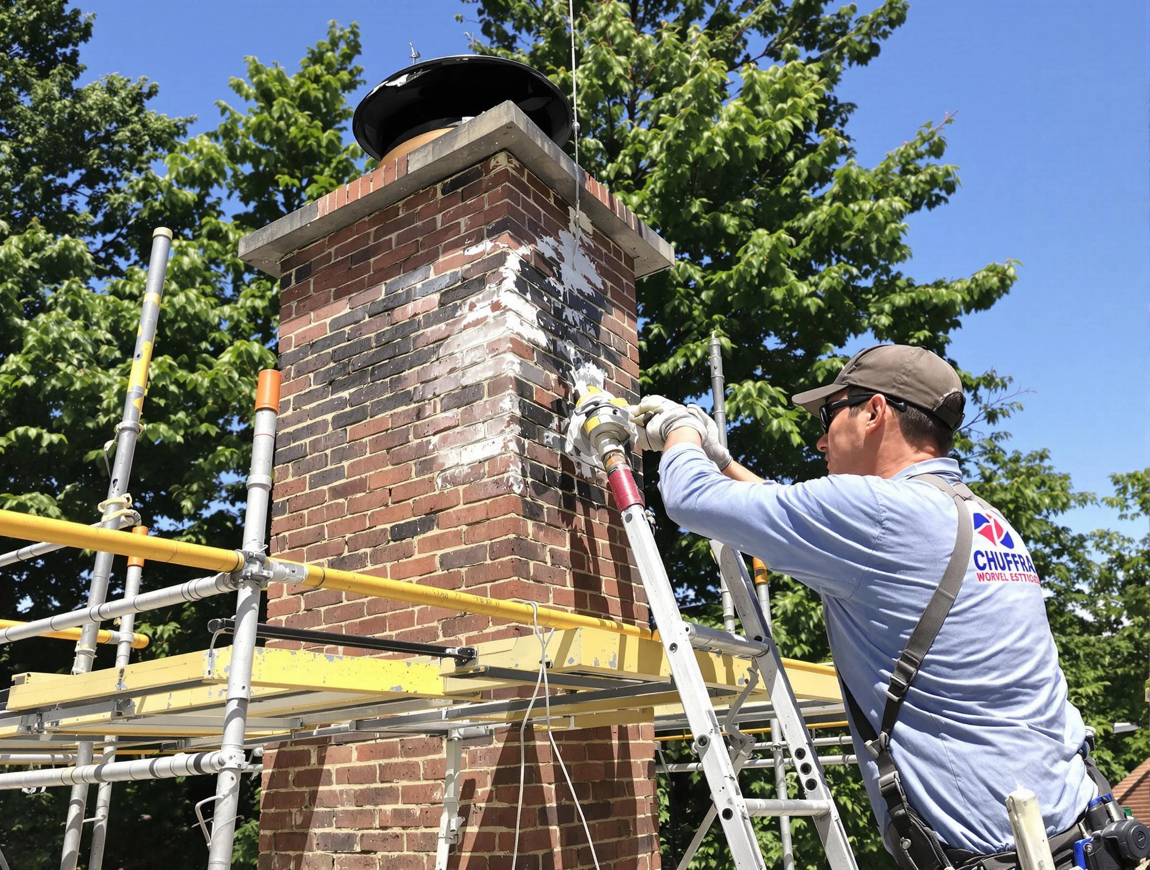 Structural chimney repair by Bon Air Chimney Sweep in Bon Air, VA
